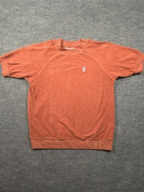 Jungmaven Super #1 Palm Tree Hemp Organic Cotton Terry Short Sleeve Raglan L